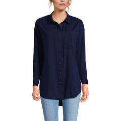 Women's Cotton Voile Billowy Oversized Shirt