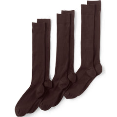 Men's Seamless Toe Over the Calf Rib Dress Socks 3-pack