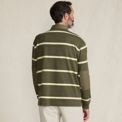 Men's Long Sleeve Rugged Rugby Polo