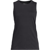 Women's Petite Supima Cotton Crew Neck Tank