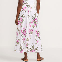 Women's Petite Poplin Pull On Maxi Skirt