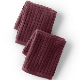 Cotton Waffle Washcloth 2-Piece Set