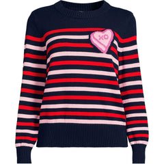 Women's Drifter Set in Sleeve Crew Neck Sweater