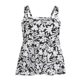 Women's DD-Cup Flutter Scoop Neck Tankini Top