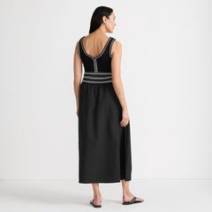 Women's Petite Duet Vneck Sweater Dress