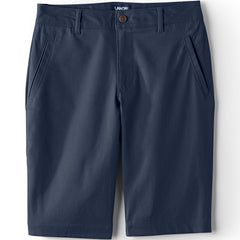 School Uniform Women's Stretch Chino Bermuda Shorts