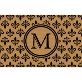 Matterly Neighburly Monogrammed Doormat Fleur Field