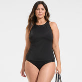 Women's Plus Size Mid Rise Bikini Bottoms