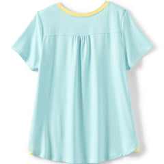 Girls Plus Short Sleeve Active Curved Hem Tee