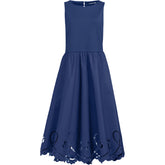 Women's Plus Size Embroidered Duet Midi Dress