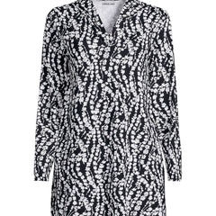 Women's Long SunShade UPF 50 Hooded Mini Swim Swim Cover-Up Dress