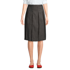 Women's Below The Knee Box Pleat Skirt
