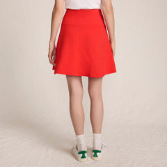 Women's Petite Starfish Drop Waist Above the Knee Skirt