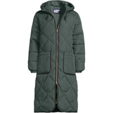 Women's FeatherFree Insulated Diamond Quilted Maxi Coat