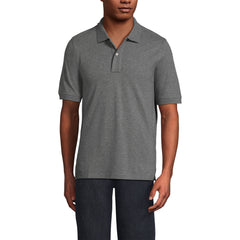 Men's Tall Short Sleeve Banded Mesh Polo Shirt