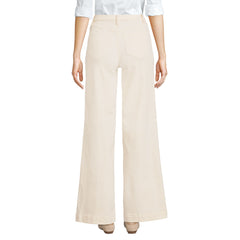 Petite Recycled High Rise Wide Leg Denim Jeans