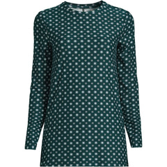 Women's Petite Long Sleeve Performance Crew Neck Tunic
