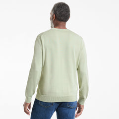Men's Fine Gauge Cotton Crew Neck Sweater