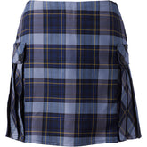 School Uniform Women's Side Pleat Plaid Skort Above the Knee