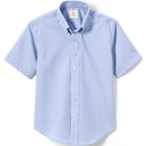 Boys Short Sleeve No Iron Pinpoint Dress Shirt