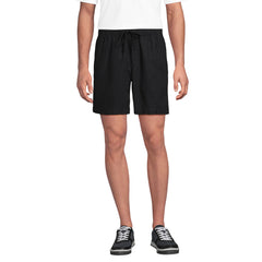 Men's 7" Linen Blend Pull On Deck Short