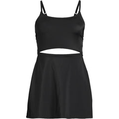 Plus Size Women's Tugless Monokini Swim Dress Swimsuit