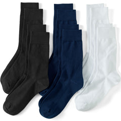 Men's Cotton Crew Socks 6 Pack