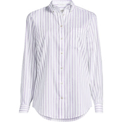 Women's No Iron Pinpoint Relaxed Fit Shirt