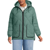 Women's Plus Size FeatherFree Insulated Diamond Quilted Jacket