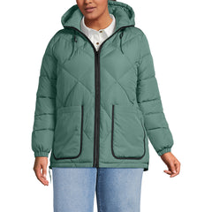 Women's Plus Size FeatherFree Insulated Diamond Quilted Jacket