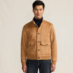 Men's Faux Suede Jacket