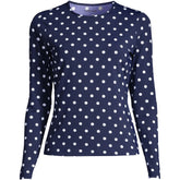 Women's Petite SunShade UPF 50 Long Sleeve Rash Guard Swim Tee
