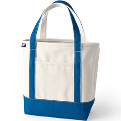 Medium 5 Pocket Open Top Canvas Tote Bag