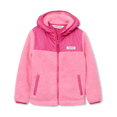 Kids Sherpa Fleece Hooded Jacket