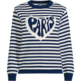 Women's Plus Size Drifter Jacquard Crew Neck Sweater