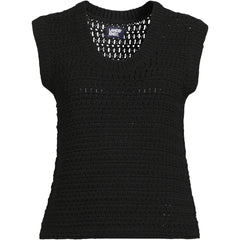 Women's Blend Texture U Neck Vest Sweater