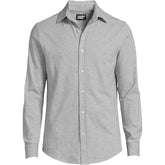 Men's Long Sleeve Knit Oxford Shirt
