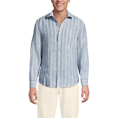 Men's Tall Long Sleeve Linen Shirt