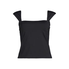 Women's D-Cup Square Neck Underwire Tankini Top