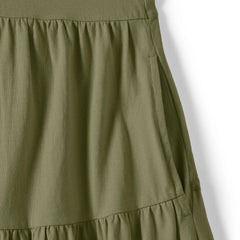 Women's Cotton Jersey Tiered Mini Dress