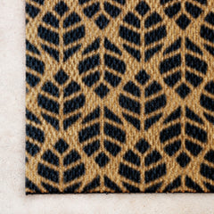 Matterly Neighburly Doormat Linear Leaf