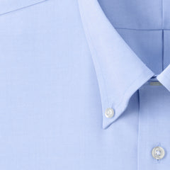 School Uniform Men's Tailored Long Sleeve No Iron Buttondown Pinpoint Shirt