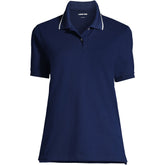 Women's Mesh Cotton Short Sleeve Polo Shirt