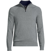 School Uniform Unisex Big Cotton Modal Quarter Zip Sweater