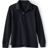 Kids Long Sleeve Mesh Polo Shirt