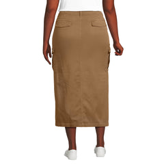 Women's Plus Size Cool Fade Cargo Maxi Skirt