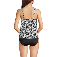 Women's Tulip Hem Tankini Top Print