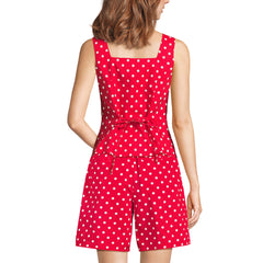 Women's Poplin Square Neck Vest