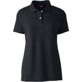Women's Short Sleeve Basic Mesh Polo Shirt