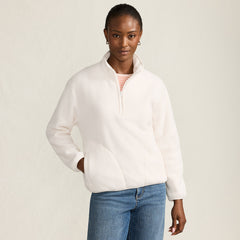 Women's Half Zip Cozy Sherpa Fleece Pullover